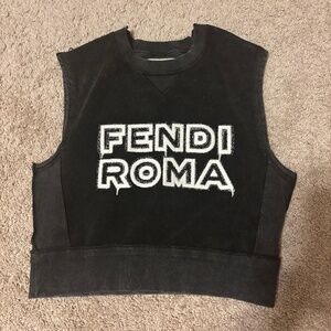FENDI cropped sleeveless